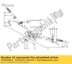 Tutaj możesz zamówić prawa pompa hydrauliczna od Piaggio Group , z numerem części CM089801: