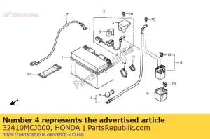 honda 32410MCJ000 câble, démarreur - La partie au fond