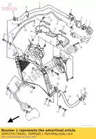 3GM124170000, Yamaha, alloggiamento, termostato yamaha fz fzr gts yzf xv fzrrw fzrr gtsa yzfr yzfsp virago thunderace thunderrace 750 1000 535, Nuovo