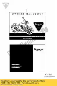 triumph T3854405 manual - Lado inferior