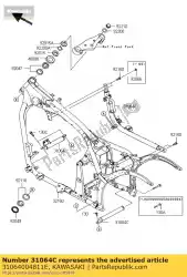 Qui puoi ordinare pipe-comp, cross cross, f. S da Kawasaki , con numero parte 31064004811E: