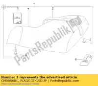 CM005601, Piaggio Group, Sella gilera stalker 50 1998 2005 2007 2008, Nuovo