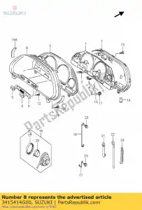 Suzuki 3415414G00 vaso - Lado inferior