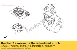 Tutaj możesz zamówić uszczelka g? Owicy cylindra od Honda , z numerem części 12251KY0891: