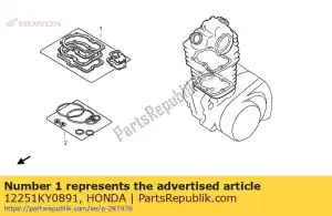 honda 12251KY0891 uszczelka g?owicy cylindra - Dół