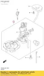 Ici, vous pouvez commander le ensemble de serrure auprès de Suzuki , avec le numéro de pièce 3700028850: