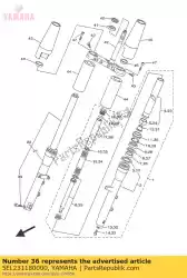 Qui puoi ordinare distanziatore da Yamaha , con numero parte 5EL231180000: