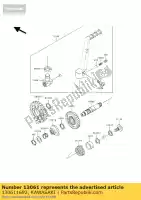 130611692, Kawasaki, capo, calcio kawasaki kx  k l kx250 250 , Nuovo