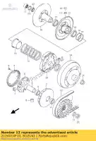 2124014F10, Suzuki, rosto, dr móvel suzuki an uh 200 250 2005 2006 2007 2008 2009 2010 2011 2014, Novo