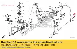 Aqui você pode pedir o parafuso, óleo, 10x34 em Honda , com o número da peça 90145MR8014:
