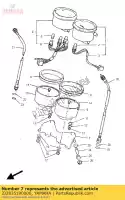 2J2835190000, Yamaha, suporte, medidor yamaha sr 500, Novo