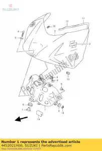 Suzuki 4452021H00 comp suporte, fu - Lado inferior