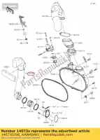 140730298, Kawasaki, duto, entrada kawasaki kvf750 4x4 eps brute force 750 4x4i epsgef epshef gff hff camo , Novo