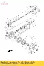 Aqui você pode pedir o carcaça, acionamento do eixo 2 em Yamaha , com o número da peça 4KB461610000: