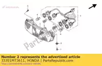 33701MT3611, Honda, habitação comp., rr. combin honda st pan european  a st1100 st1100a 1100 , Novo