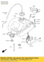 Qui puoi ordinare serranda, serbatoio carburante, rr da Kawasaki , con numero parte 92161S099: