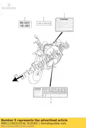 Aquí puede pedir manual, propietario m de Suzuki , con el número de pieza 9901139G5101W: