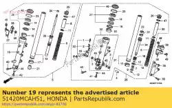 Aqui você pode pedir o nenhuma descrição disponível no momento em Honda , com o número da peça 51420MCAH51: