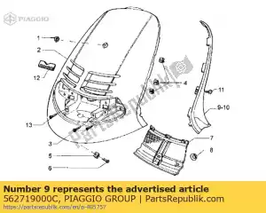 Piaggio Group 562719000C defletor - Lado inferior