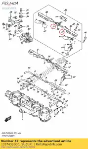 suzuki 1337432G00 o ring - Bottom side