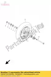 Tutaj możesz zamówić ko? Nierz, przek? Adka od Yamaha , z numerem części 5WGF53150000: