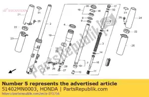 honda 51402MN0003 ko?nierz, spr??yna (showa) - Dół