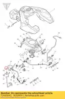 T2405042, Triumph, valve de retournement triumph sprint gt sprint st 208167 > thunderbird commander thunderbird lt tiger explorer tiger explorer xc trophy 1215 trophy 1215 se 1050 1215 1700 2005 2006 2007 2008 2009 2010 2011 2012 2013 2014 2015 2016, Nouveau