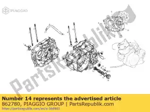 Piaggio Group 862780 primavera - Lado inferior