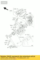 230251283, Kawasaki, lampstaart ej650-a1 kawasaki w 650 1999 2001 2002 2003 2004 2005 2006, Nieuw