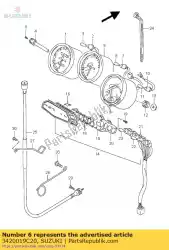 Here you can order the tachometer from Suzuki, with part number 3420019C20: