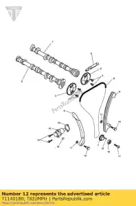 triumph T1140180 tensor s / assy (si - Lado inferior