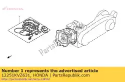geen beschrijving beschikbaar op dit moment van Honda, met onderdeel nummer 12251KVZ631, bestel je hier online: