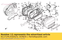 Tutaj możesz zamówić formowanie, r. Rr. Antyklina od Honda , z numerem części 81271MCA000ZV: