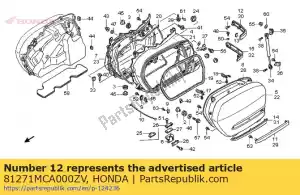 Honda 81271MCA000ZV formowanie, r. rr. antyklina - Dół