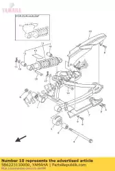 Aquí puede pedir caso, cadena de Yamaha , con el número de pieza 5B6223110000: