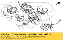 Here you can order the speedometr assy. From Honda, with part number 37200MAZ003: