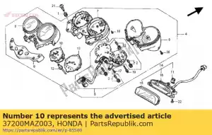 Honda 37200MAZ003 speedometr assy. - Bottom side