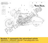 2B000031, Piaggio Group, Naklejka ochronna z prawej strony moto-guzzi audace audace 1400 carbon abs california zgukdh00 zgulc000 zgulc001 zgulca00 zgulcb00 zgulcb0001 zgulcu00 zgulcu01 zgulcua0 zgulcub001 zgulvc00 zgulvc01 zgulvc04 zgulve00 1400 2012 2015 2016 2017 2018 2019 2020 2021, Nowy