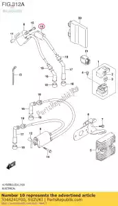 Suzuki 3344241F00 almofada, te alto - Lado inferior