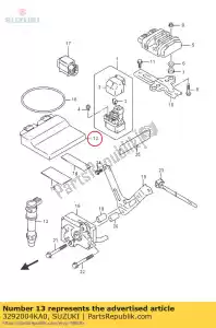 Suzuki 3292004KA0 control unit,fi - Bottom side