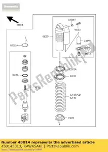 kawasaki 450145013 amortisseur kx85a6f - La partie au fond