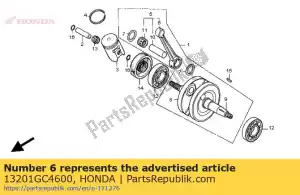 Honda 13201GC4600 rod, connecting - Bottom side