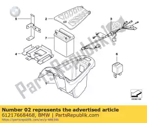 bmw 61217668468 cover - Bottom side