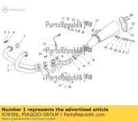 978396, Piaggio Group, prawa rura wydechowa moto-guzzi griso griso s e zgulsg01 zgulsu02 1200 2007 2015 2016 2017, Nowy
