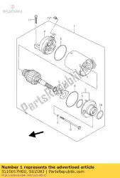 Here you can order the motor assy,star from Suzuki, with part number 3110017H00: