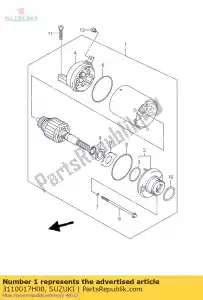 suzuki 3110017H00 motor assy,star - Bottom side