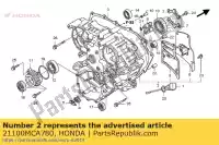 21100MCA780, Honda, case assy., rr. différentiel honda gl 1800 2001 2002 2003, Nouveau