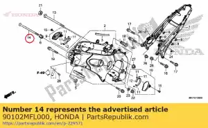 Honda 90102MFL000 bullone, speciale, 12x269,5 - Il fondo