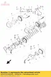 basis, knipperlicht 2 van Yamaha, met onderdeel nummer 5JHH33240000, bestel je hier online: