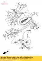 4TR242403000, Yamaha, afbeeldingenset yamaha xvs dragstar 650, Nieuw